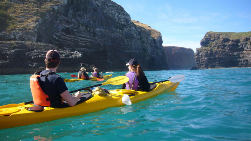 scenic sea kayaking safari